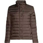 Gant för kvinnor. 4700481 Brun lätt dunjacka (S), Casual, Återvunnen polyester