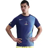 Nike Tottenham Tränings T-Shirt Dri-FIT Academy Pro Pre Match 3rd - Navy/Gul - , storlek Small