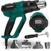 Vonroc PRO Varmluftspistol 2000W | Med LCD skärm och 60 värmeinställningar (50°C - 650°C)