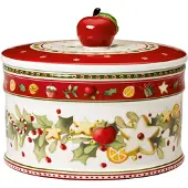 Villeroy & Boch Winter Bakery Delight Kakburk Medium - Förvaringsburkar & lock Porslin Multi