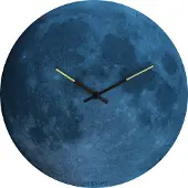 Nextime Moon Dome väggklocka 3164
