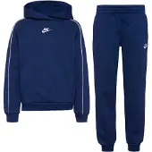 Nike Träningsoverall NSW Club Fleece - Navy/Vit Barn, storlek XL: 158-170 cm