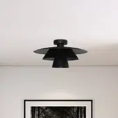 Luminex Taklampa Plato , dimbar, Svart, Vardagsrum / matsal, Metall, Modern, Taklampa