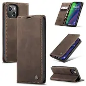 CASEME iPhone 16 013 Series Plånboksfodral - Kaffe