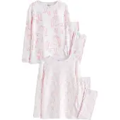 Next Pyjamas rosa / vit