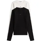 Tommy Hilfiger Tommy Jeans 2 Pack Slim Long Sleeve T-Shirts