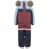 Didriksons Kids' Bjärven Coverall 4 Anemon Red