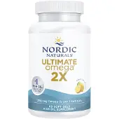 Nordic Naturals , Ultimate Omega 2X, Citron, 2 150 mg, 60 mjuka kapslar (1 075 mg per mjuk kapsel)