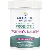 Nordic Naturals , Nordic Flora Probiotik, Kvinnors Balans, 60 miljarder CFU, 30 kapslar