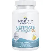 Nordic Naturals , Ultimate Omega-D3, Citron, 60 mjuka kapslar