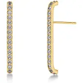 Edblad Plié Lobe Studs guldpläterade örhängen 129461
