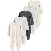 Next Pyjamas ljusbeige / antracit / ljusgrå