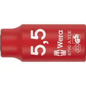 Wera 8790 A VDE 05005932001 Ytter-sexkantig Hylsnyckelinsats 5.5 mm 5.5 mm 1/4