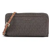 Michael Kors Jet Set Large Continental Crossover väska mörkbrun