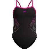 Speedo Plastisol Placement Thinstrap Muscleback Baddräkt