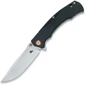 FOX Black BF-782 OR, Satin D2, Black G10, pocket knife