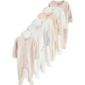 Next Pyjamas beige / ljusgrå / rosa / vit