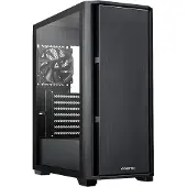 Chieftec AS-02B-TG-OP datorchassi Midi Tower, svart härdat glas, utan PSU
