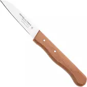 Knivesandtools Traditional Paring Knife, carbon steel, beech wood, peeling knife