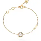 GUESS M'ama non m'ama gulfärgat armband JUBB04668JWYGS