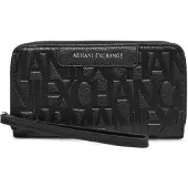 Armani Exchange för kvinnor. XW001606AF15774UC001 Arround plånbok svart (OSFA), Casual, Polyester