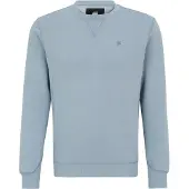 G-Star för män. D16917-C235-5304 Premium Core Ribbed sweatshirt blå (XXL), Casual, Ekologisk bomull, Hållbar