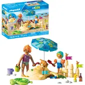 Playmobil Familjens Byggspel På Stranden