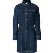 Pepe Jeans Gemma Denim Klänning Med Långa ärmar