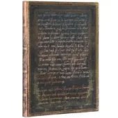 Michelangelo, Handwriting (Embellished Manuscripts Collection) Ultra Unlined Softcover Flexi Journal (Elastic Band Closure)