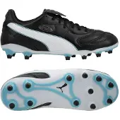 Puma King LIGA FG/AG - Svart/White/Blå Dam, storlek 38