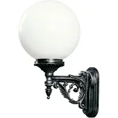 ALBERT LEUCHTEN Vägglampa utomhus AWL, Svart, Aluminium / grå / zink, Lantlig / rustik, Utomhusvägglampa