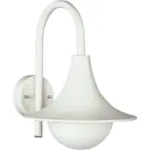 Albert Vägglampa utomhus 167, dimbar, Vitt / opal, Aluminium / grå / zink, Utomhusvägglampa