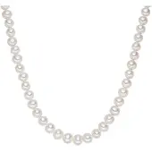 Lulu & Jane Halsband silver / vit