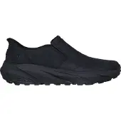 SKECHERS Conner Rayne Läder Herr Svarta Slip-ons