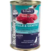 Dr. Clauder's kalvkött med grönsaker våtfoder hund