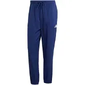 Adidas Sportbyxa 'Essentials' mörkblå / vit