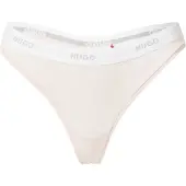 HUGO Stretch-cotton thong with logo waistband
