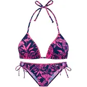 Venice beach Bikini marinblå / rosa