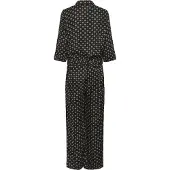Kaffe Jumpsuit 'Rutie' camel / kitt / svart