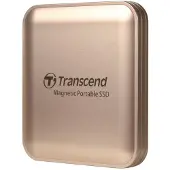 Transcend ESD420 - SSD - 1 TB - extern (portabel) - USB 3.2 Gen 2x2 (USB-C kontakt) - champagneguld