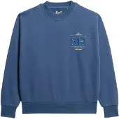 Superdry Luxe Metallic Logo Loose Tröja