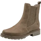 Tamaris Chelsea boots gyttjefärgad