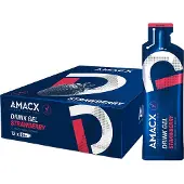 Amacx Låda Med Energigeler Jordgubbe 60ml 12 Enheter