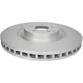 Delphi Bromsskiva BG9207C fram, ventilerad, höggradigt förkolnad, 1 Stycke
