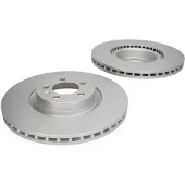 Delphi Bromsskivor BG5064C fram, ventilerad, höggradigt förkolnad, 2 Stycke