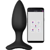 Lovense Hush 2 S - App-styrd analvibrator (38 mm, svart)