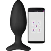 Lovense Hush 2 M - App-styrd analvibrator (45 mm, svart)