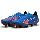 Puma Ultra 6 Carbon FG Untamed - Blå/White/Röd - Gräs (FG), storlek 44