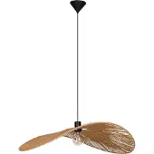 Eglo SIRUELA pendellampa 800×600 E27 svart/natur FSC