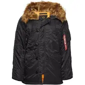 Alpha industries Vinterjacka 'N3B VF 59' svart